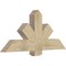 Ekena Millwork Kennewick Rough Sawn Timber Gable Bracket, Douglas Fir, 48"W x 22"H x 4"D x 6"F, 11/12 Pitch GBW048X22X0406KEN00RDF - alternate 3